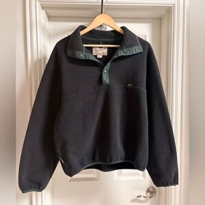 Woolrich Fleece Pullover | L | Black